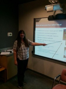 it manages presentation