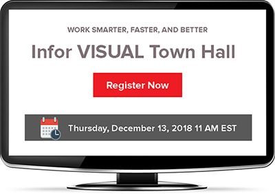 Infor VISUAL Town Hall