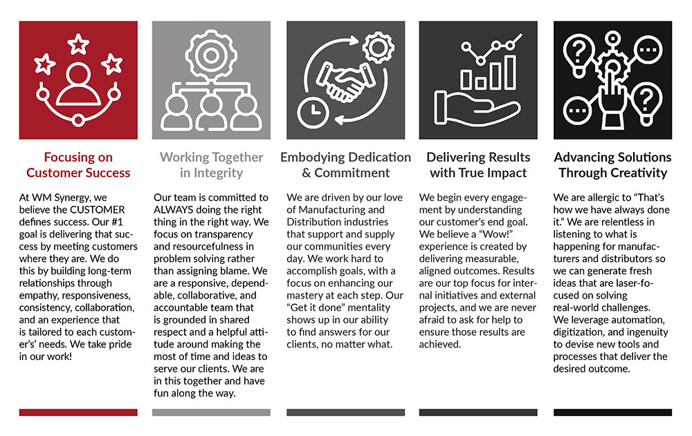 WM Synergy Core Values