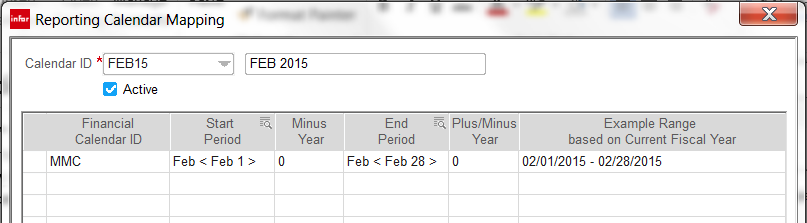 report calendar