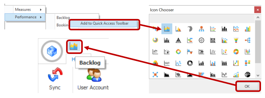 <span>Quick Access Toolbar – Save and Access Your Favorite Views Quickly! </span>